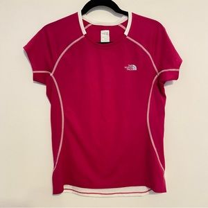 The North Face Pink Magenta FlashDry Athletic Shirt